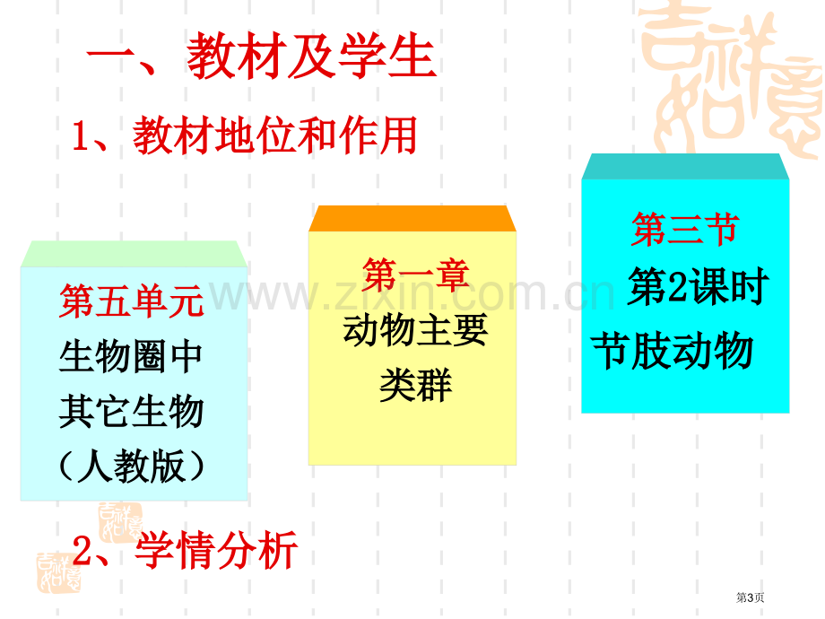 曲靖教学竞赛节肢动物说课市公开课一等奖百校联赛获奖课件.pptx_第3页