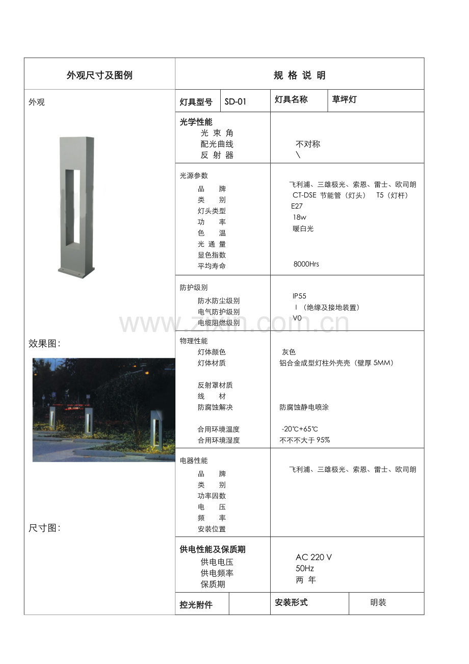 景观照明灯具关键技术规格统一标准.doc_第1页