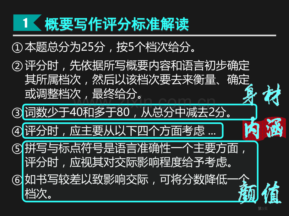 高考英语写作概要写作U型三步法省公共课一等奖全国赛课获奖课件.pptx_第3页