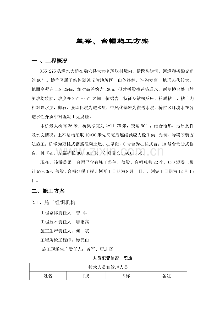 盖梁综合标准施工专业方案.doc_第1页