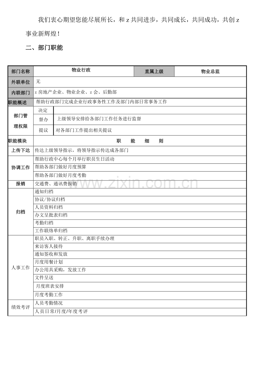 物业服务公司行政部工作手册模板.doc_第3页