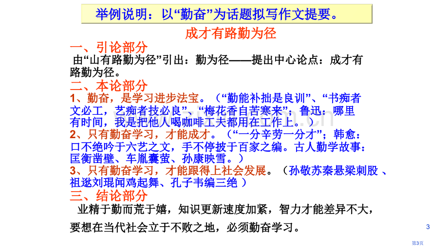 议论文写作之论点分论点的提出省公共课一等奖全国赛课获奖课件.pptx_第3页