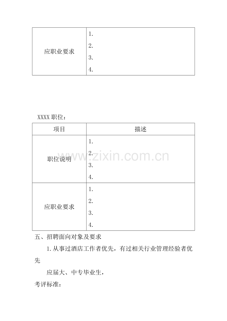 酒店招聘计划书模板.doc_第2页