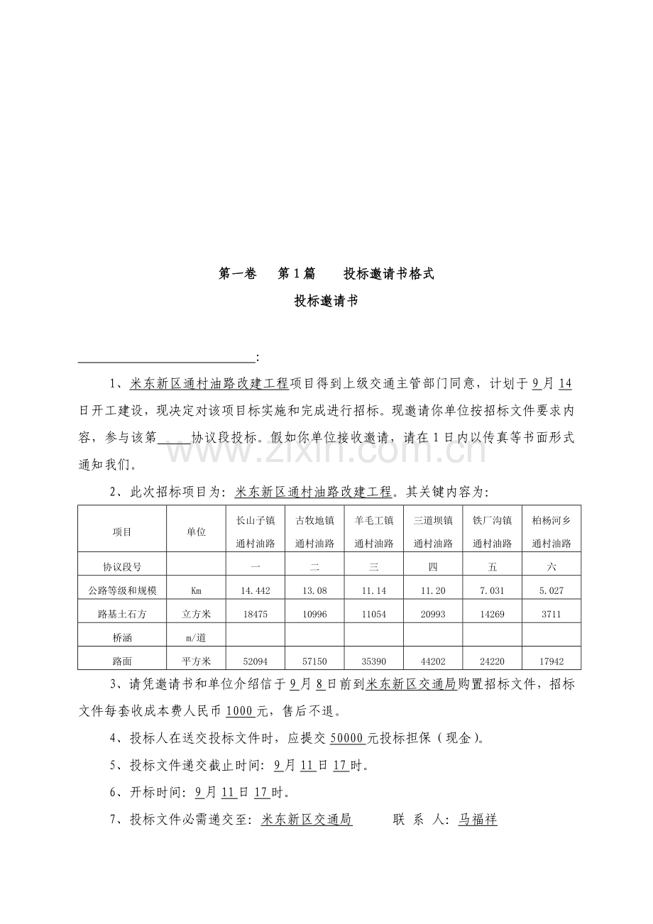 新区改建工程招标文件模板.doc_第2页