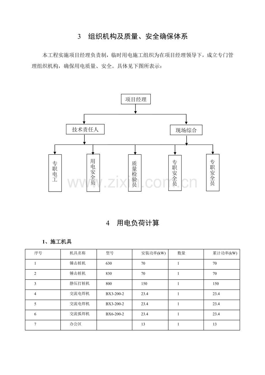 桩基综合项目工程临时用电专项方案.doc_第3页