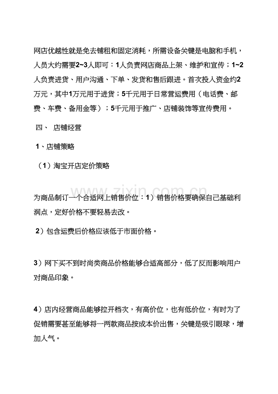 淘宝店铺营销专业策划专项方案.docx_第2页