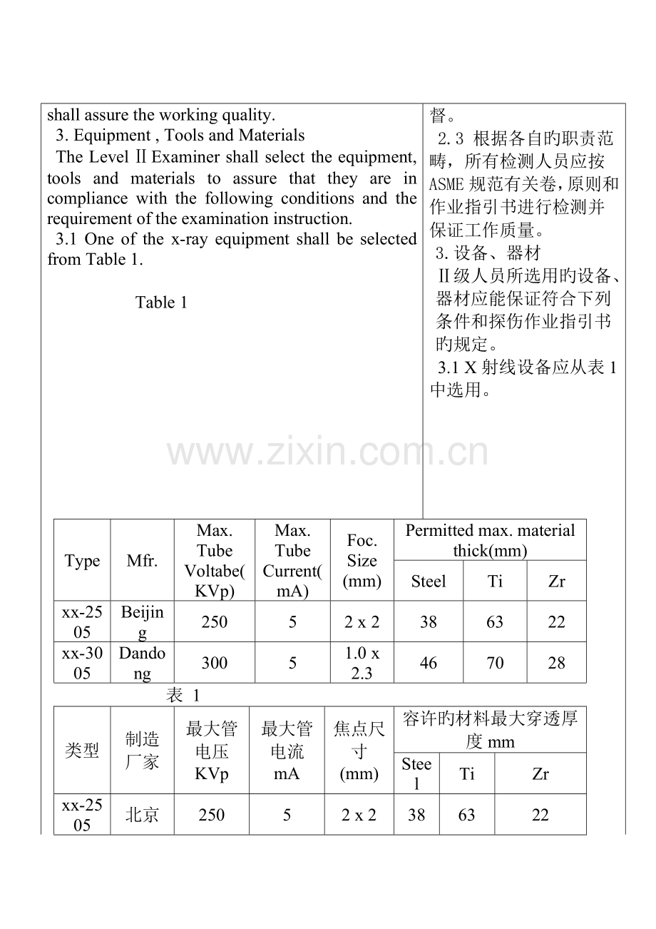 无损检测对接焊缝射线标准工艺专题规程.docx_第3页