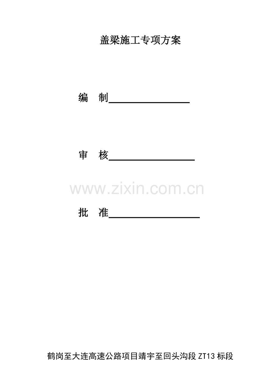 盖梁综合施工专题方案.docx_第1页