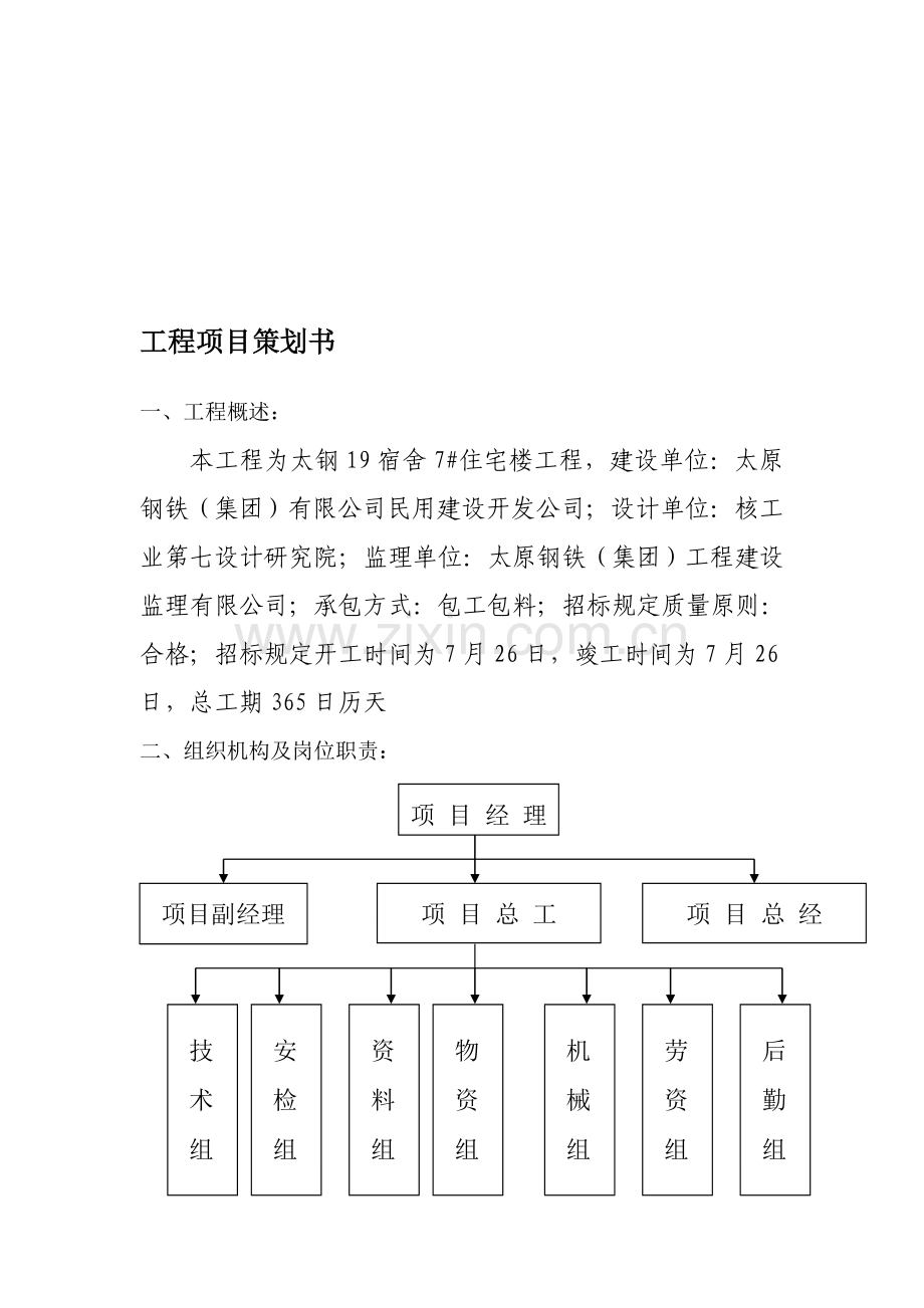 综合项目工程综合项目专业策划书范本.doc_第3页