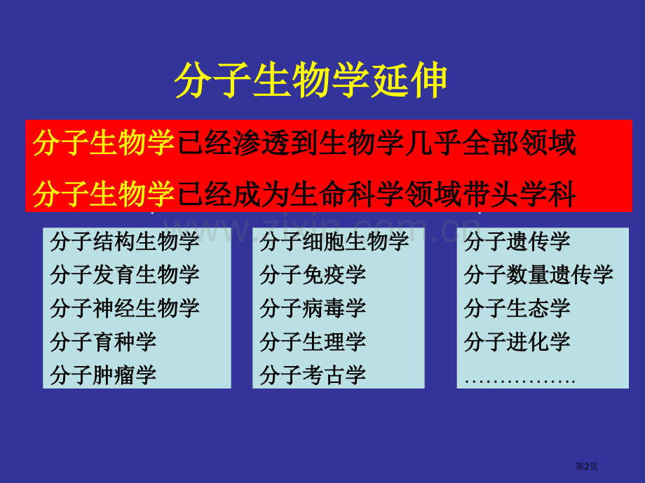 概述分子生物学市公开课一等奖百校联赛获奖课件.pptx_第2页