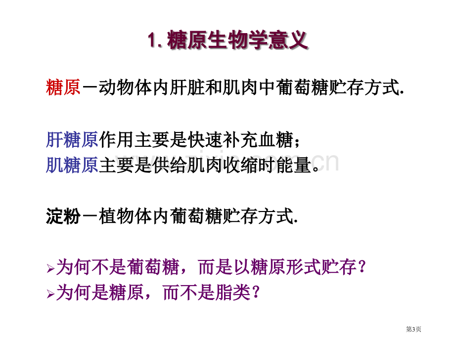 糖原的分解和生物合成市公开课一等奖百校联赛获奖课件.pptx_第3页