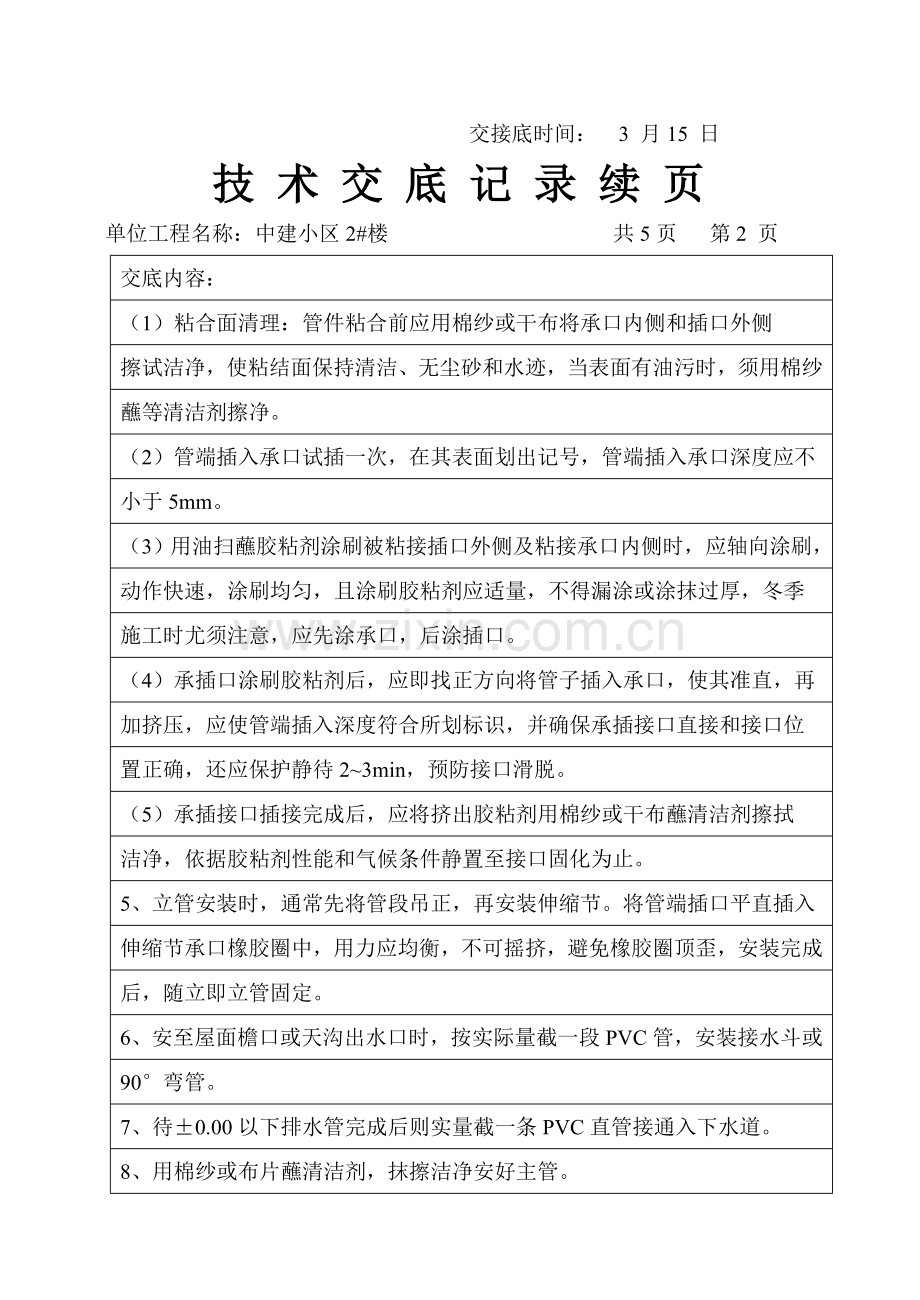 水落管安装关键技术交底.doc_第2页