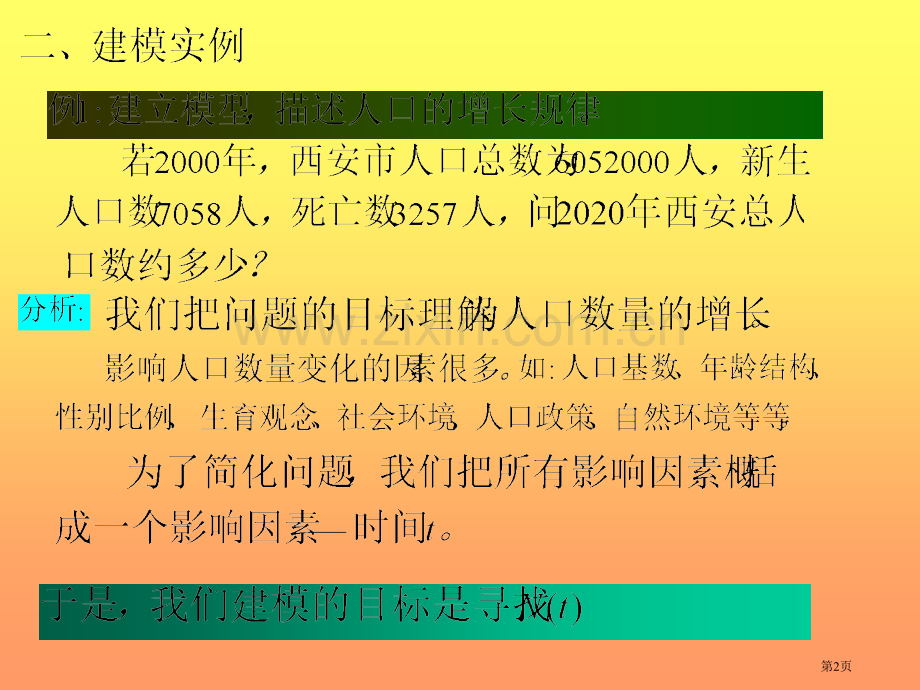 数学建模的常用方法上ppt课件市公开课一等奖百校联赛特等奖课件.pptx_第2页