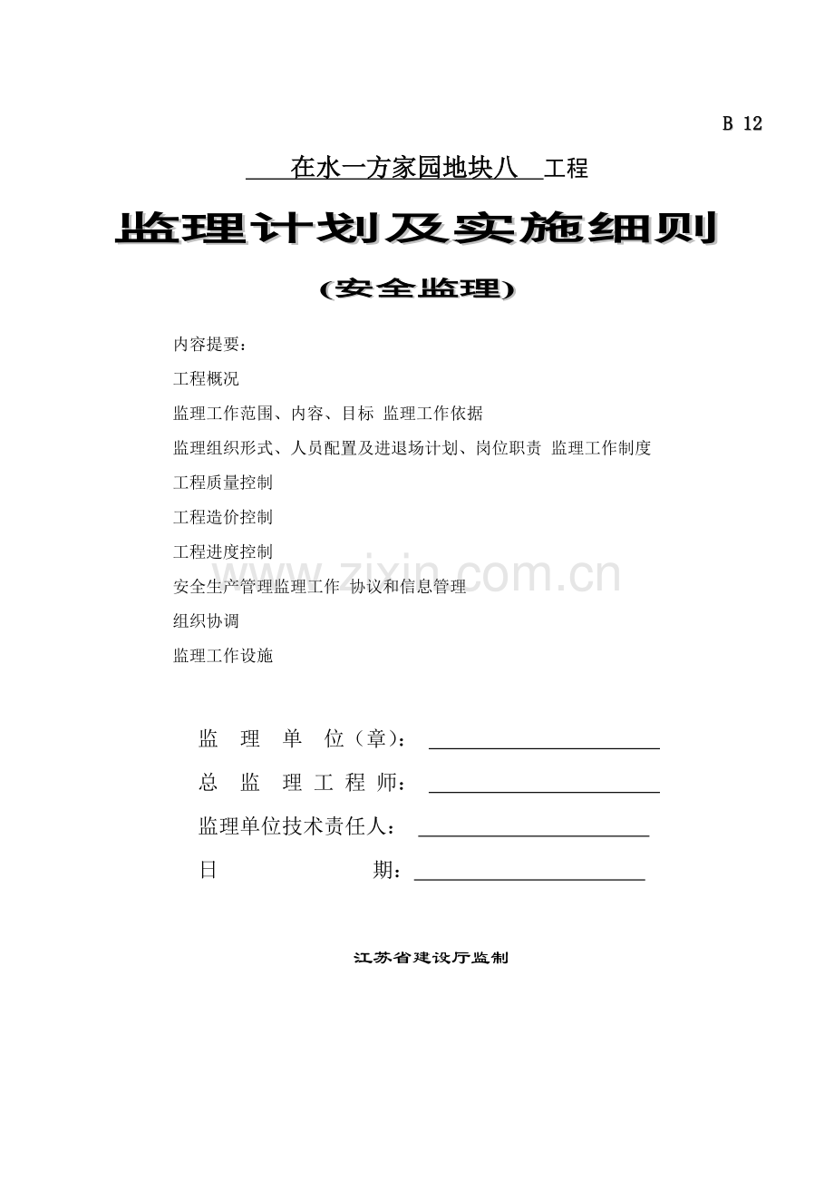 安全监理规划方案及实施工作细则.doc_第1页