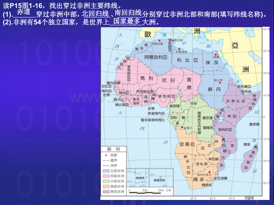 非洲(地理位置和地形)省公共课一等奖全国赛课获奖课件.pptx_第2页