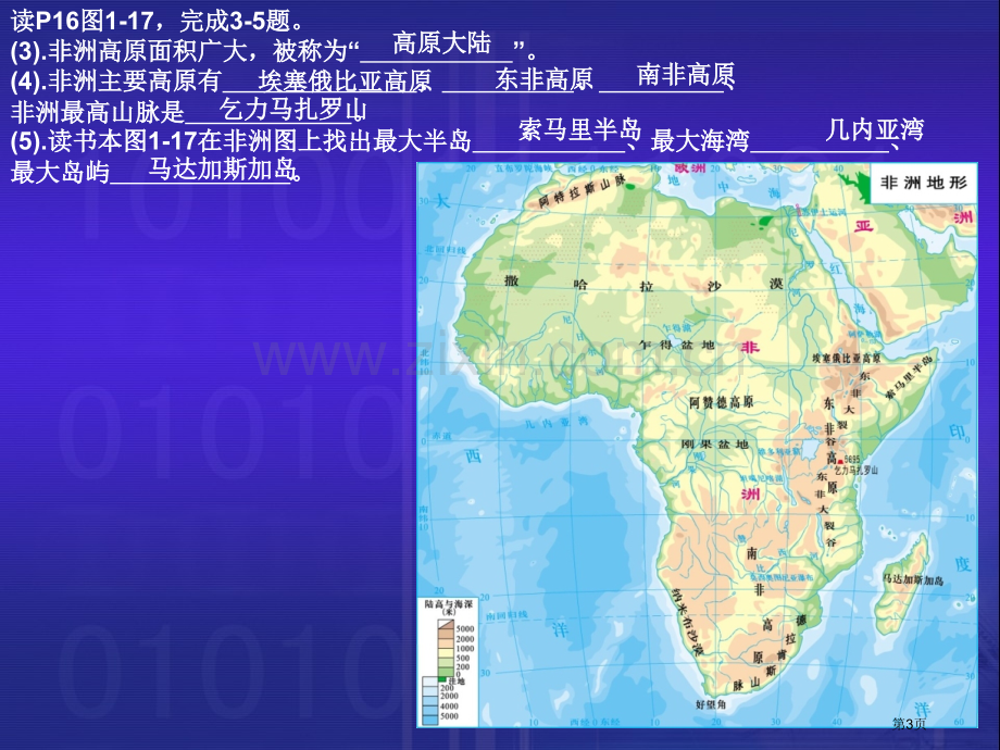 非洲(地理位置和地形)省公共课一等奖全国赛课获奖课件.pptx_第3页