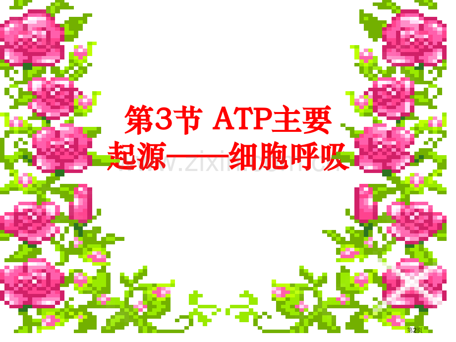 人教版教学-ATP的主要来源细胞呼吸省公共课一等奖全国赛课获奖课件.pptx_第2页