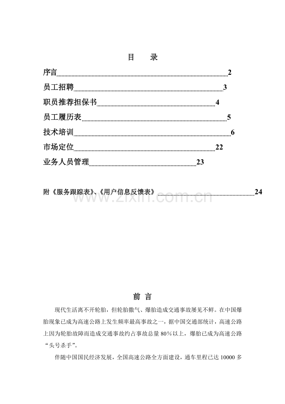 轮胎防爆剂经销商手册模板.doc_第1页