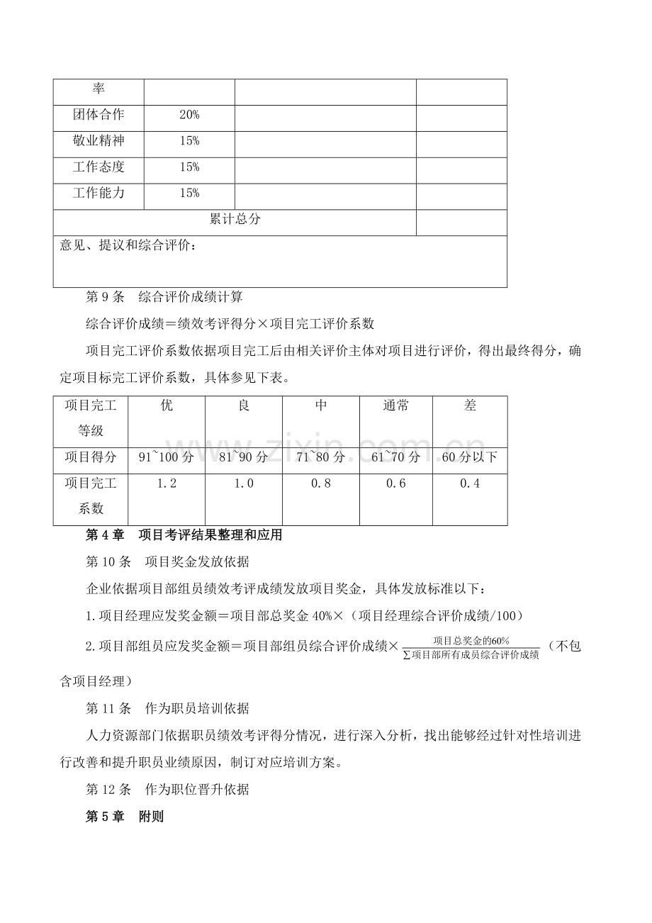 房地产优质项目绩效综合考核管理核心制度.docx_第3页