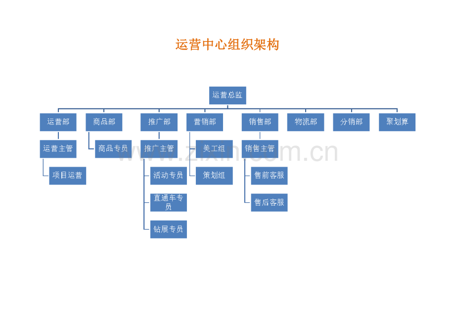 电子商务运营部企业组织结构及岗位职能职责.doc_第3页