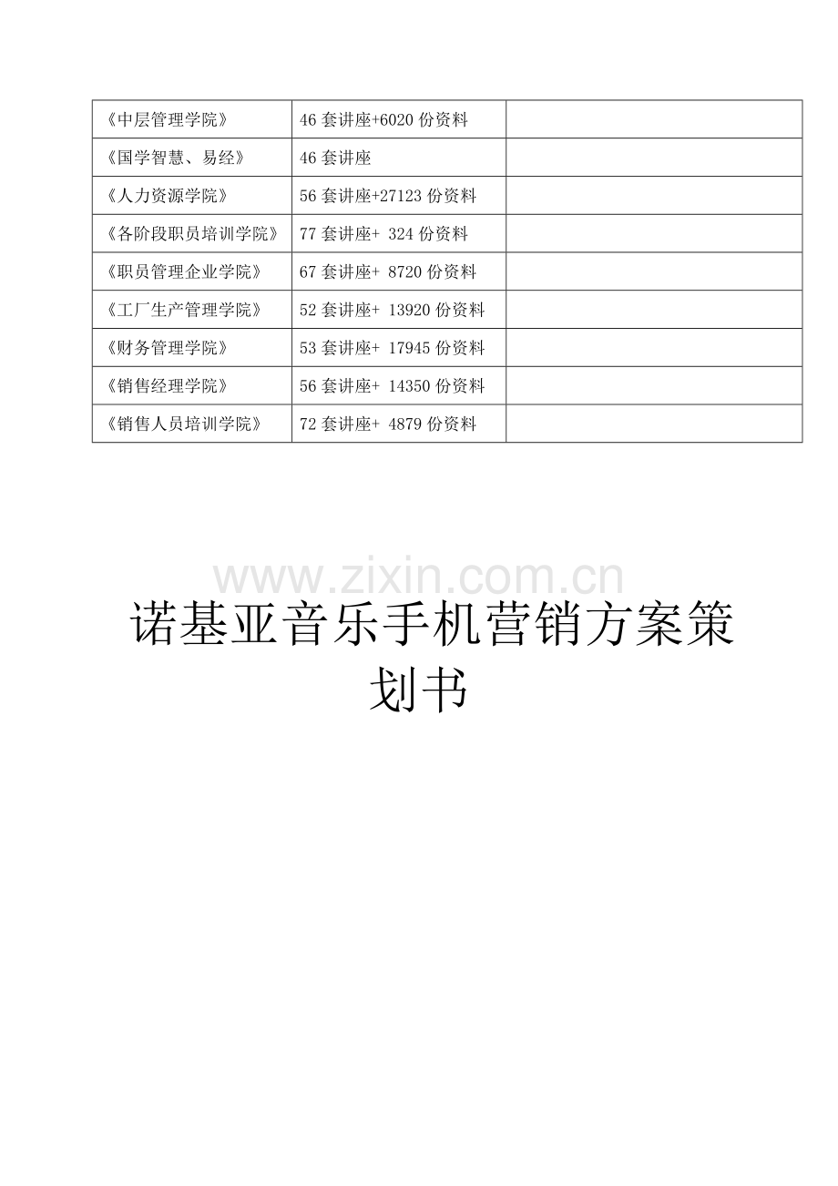 诺基亚音乐手机营销方案策划样本.doc_第2页