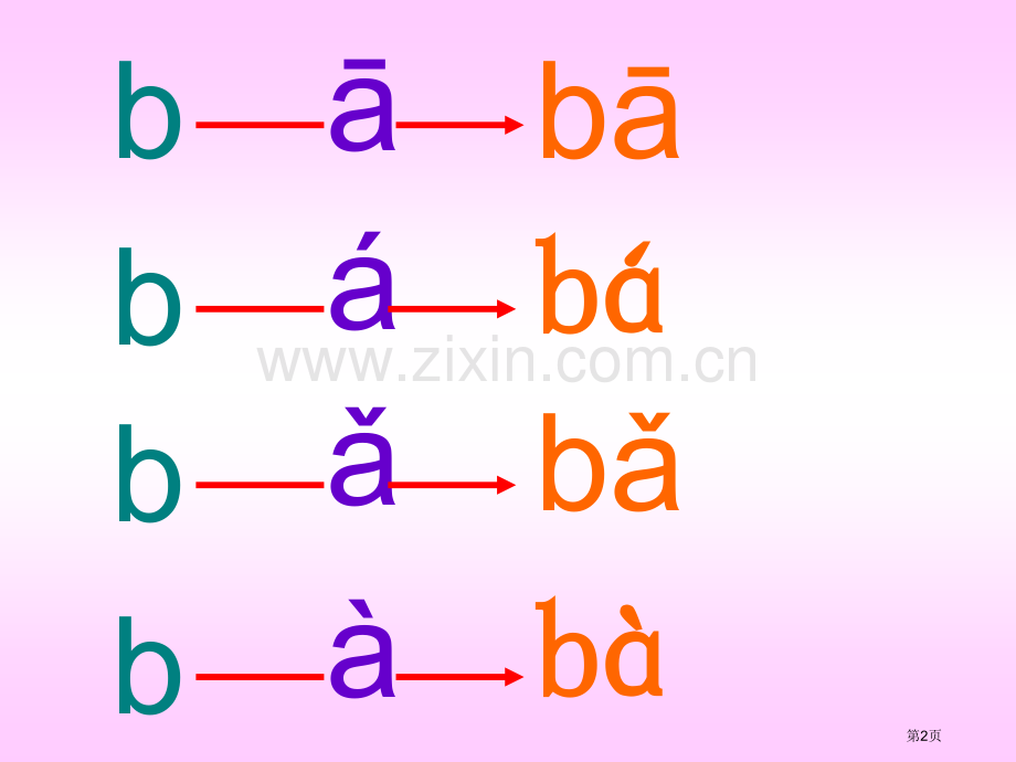 汉语拼音四声调拼读教学省公共课一等奖全国赛课获奖课件.pptx_第2页
