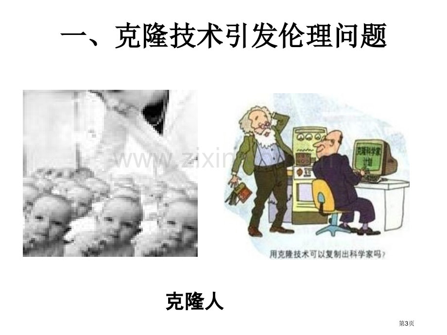 高二生物关注生物技术的伦理问题省公共课一等奖全国赛课获奖课件.pptx_第3页