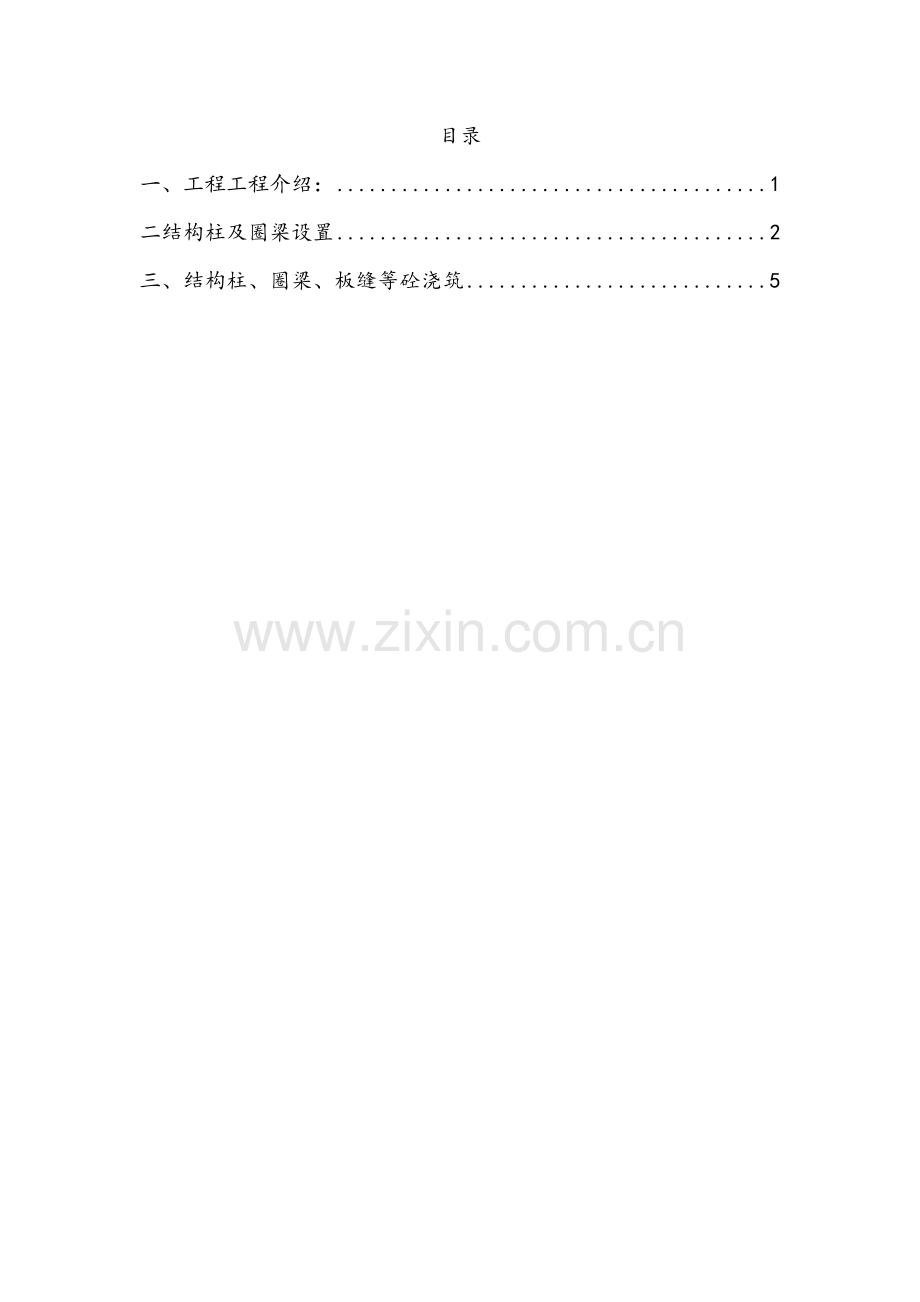 构造柱及圈梁综合项目施工专项方案.doc_第1页