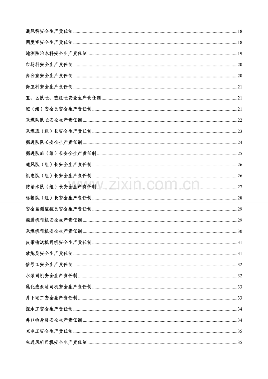 煤矿安全生产责任制和规章制度汇编样本.doc_第2页