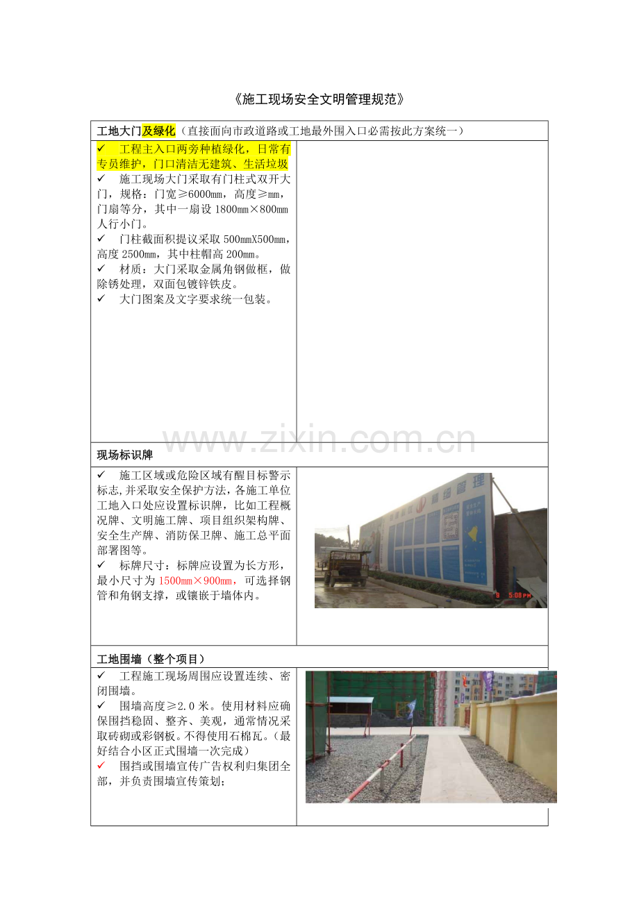 综合项目施工现场安全文明管理标准规范.doc_第1页