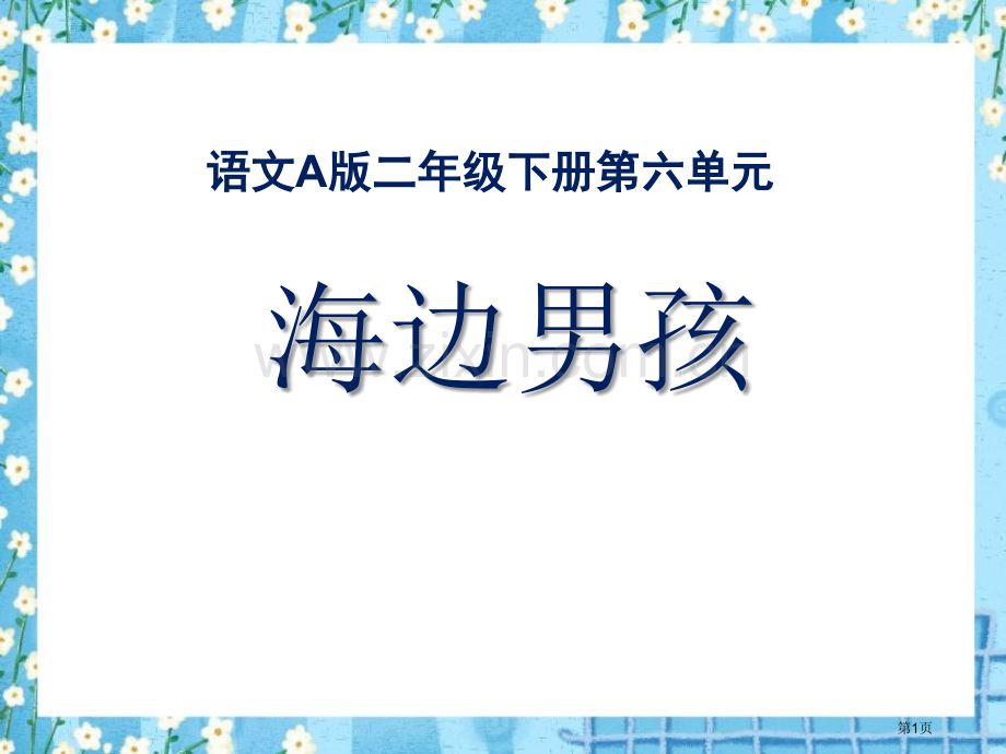 海边男孩省公开课一等奖新名师比赛一等奖课件.pptx_第1页