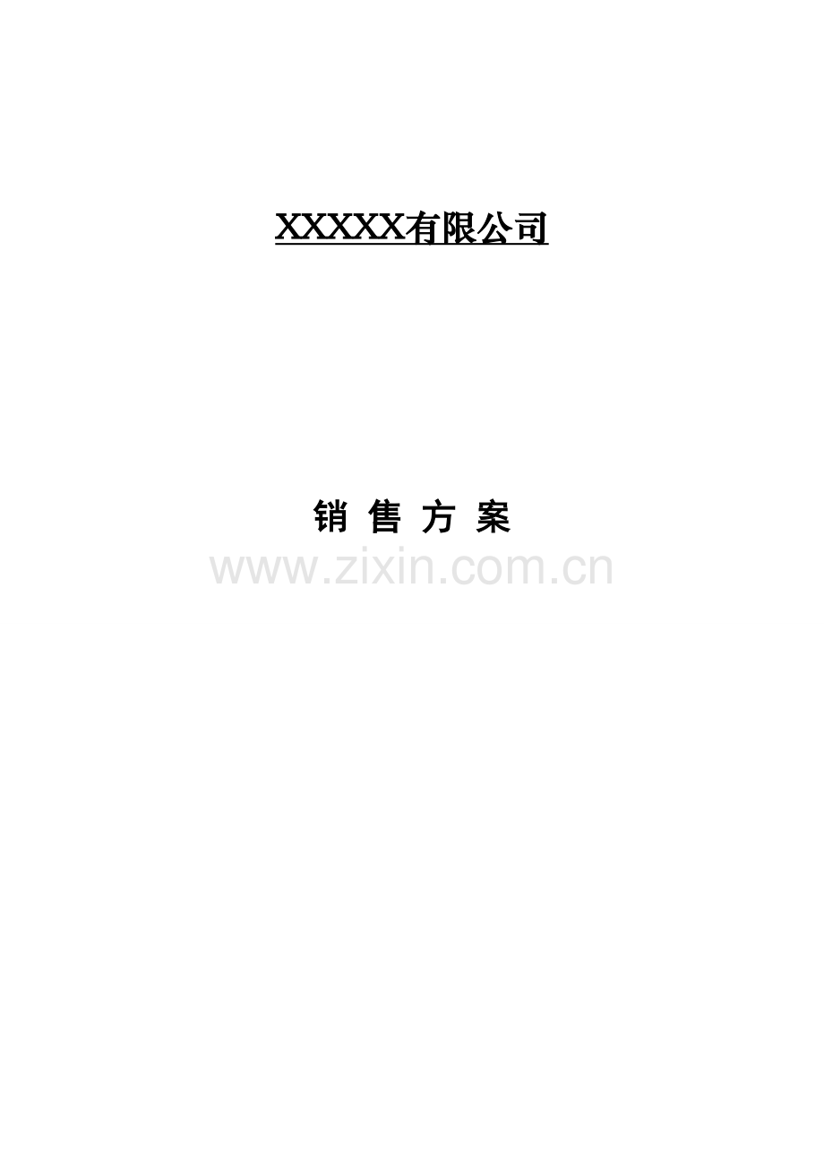 公司销售专题方案.docx_第1页