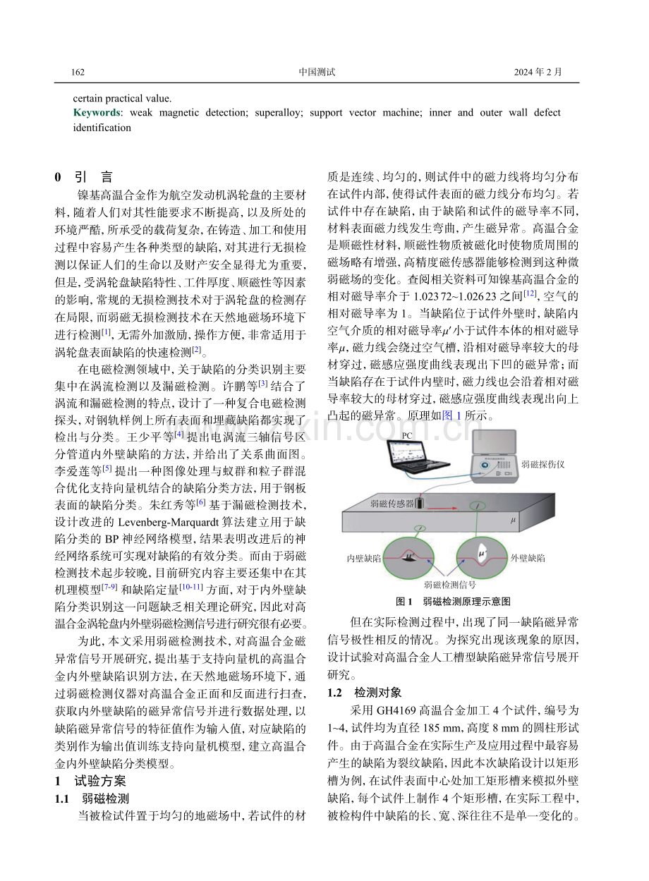 磁信号检测高温合金内外壁缺陷分类研究.pdf_第2页