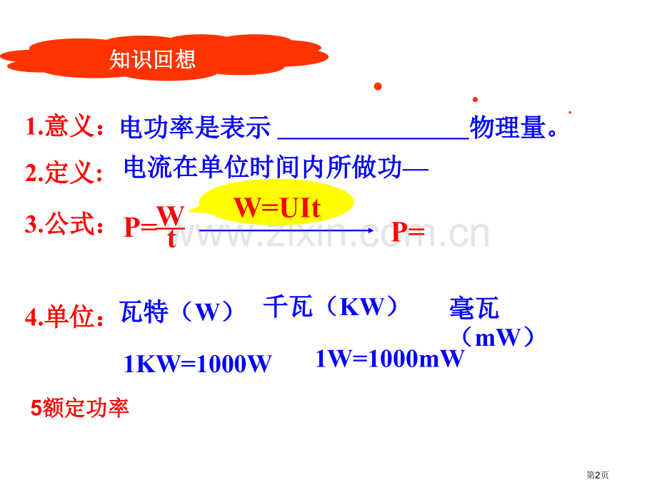 九年级物理测定小电灯的电功率省公共课一等奖全国赛课获奖课件.pptx_第2页