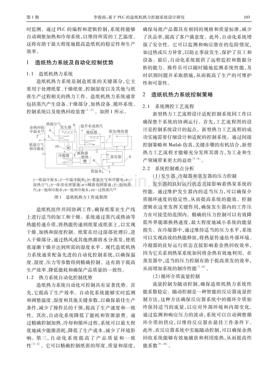 基于PLC的造纸机热力控制系统设计研究.pdf_第2页