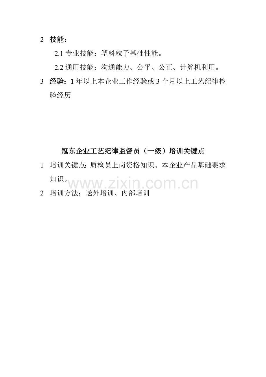 冠东公司工艺纪律监督员一级行为标准模板.doc_第2页