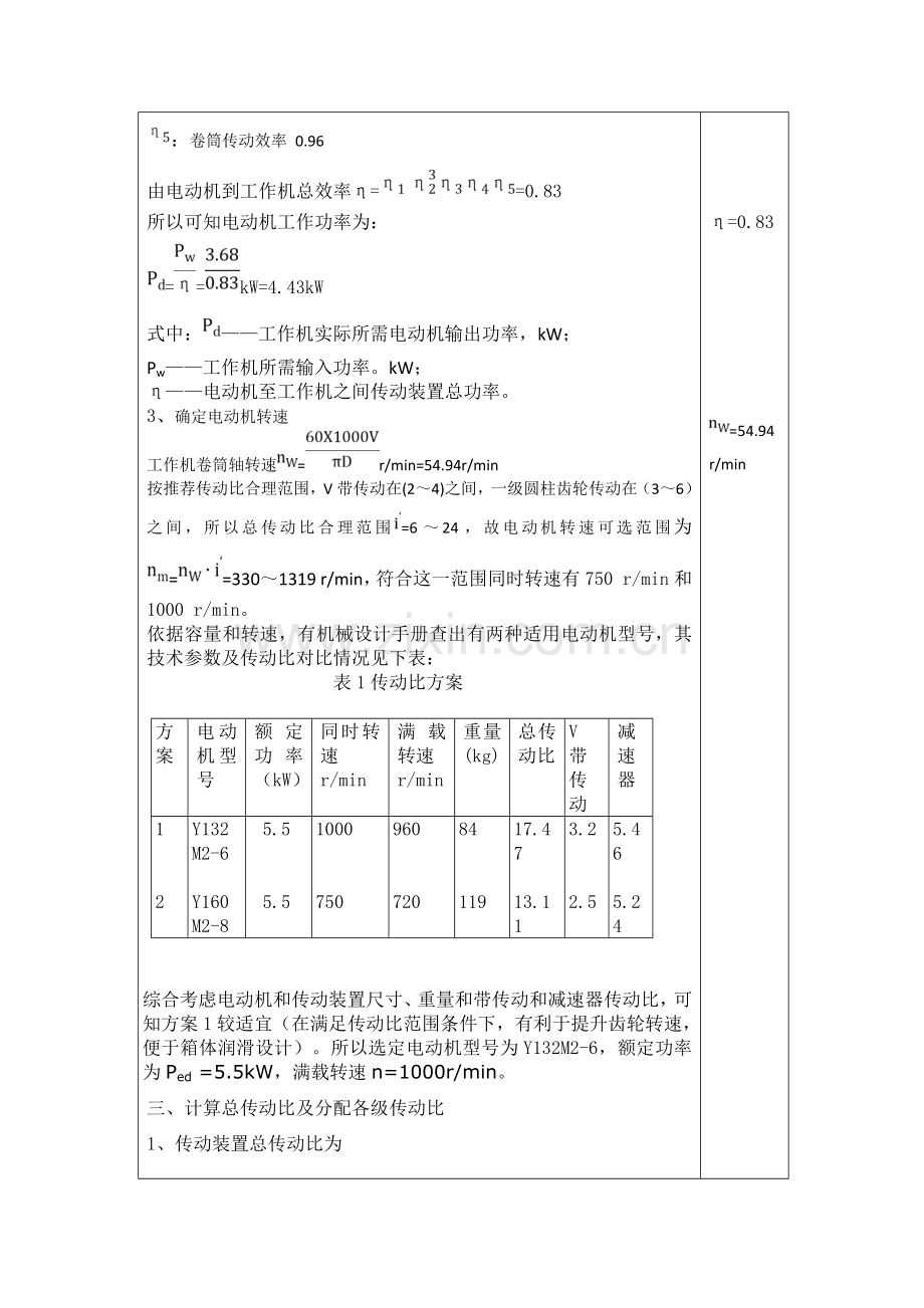 一级斜齿圆柱齿轮减速器机械优秀课程设计相关.doc_第2页