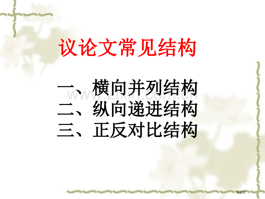 写作第四周议论文横向结构件市公开课一等奖百校联赛获奖课件.pptx_第2页