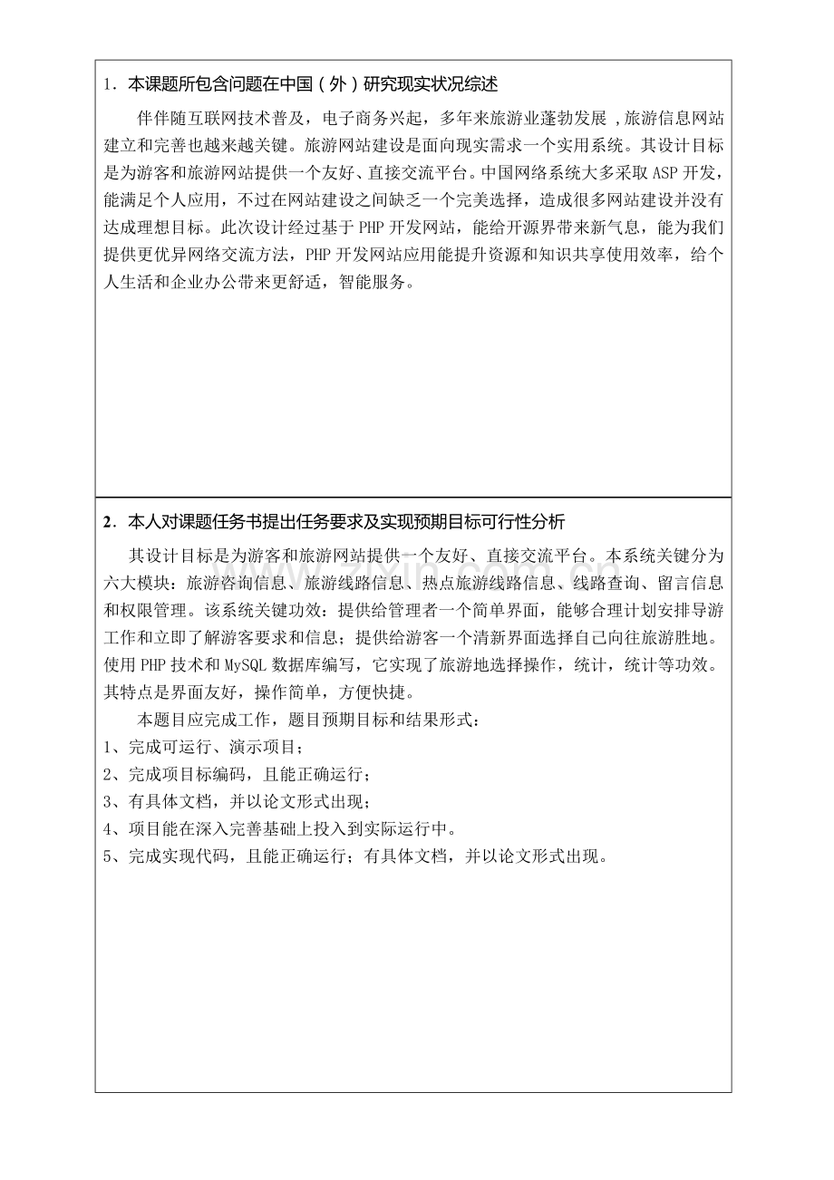 南阳旅游信息网站的设计及其实现开题报告.doc_第2页