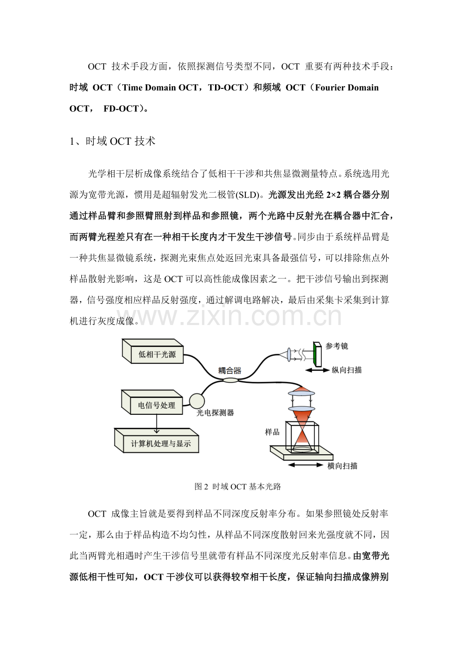 OCT关键技术调研专业资料.doc_第2页