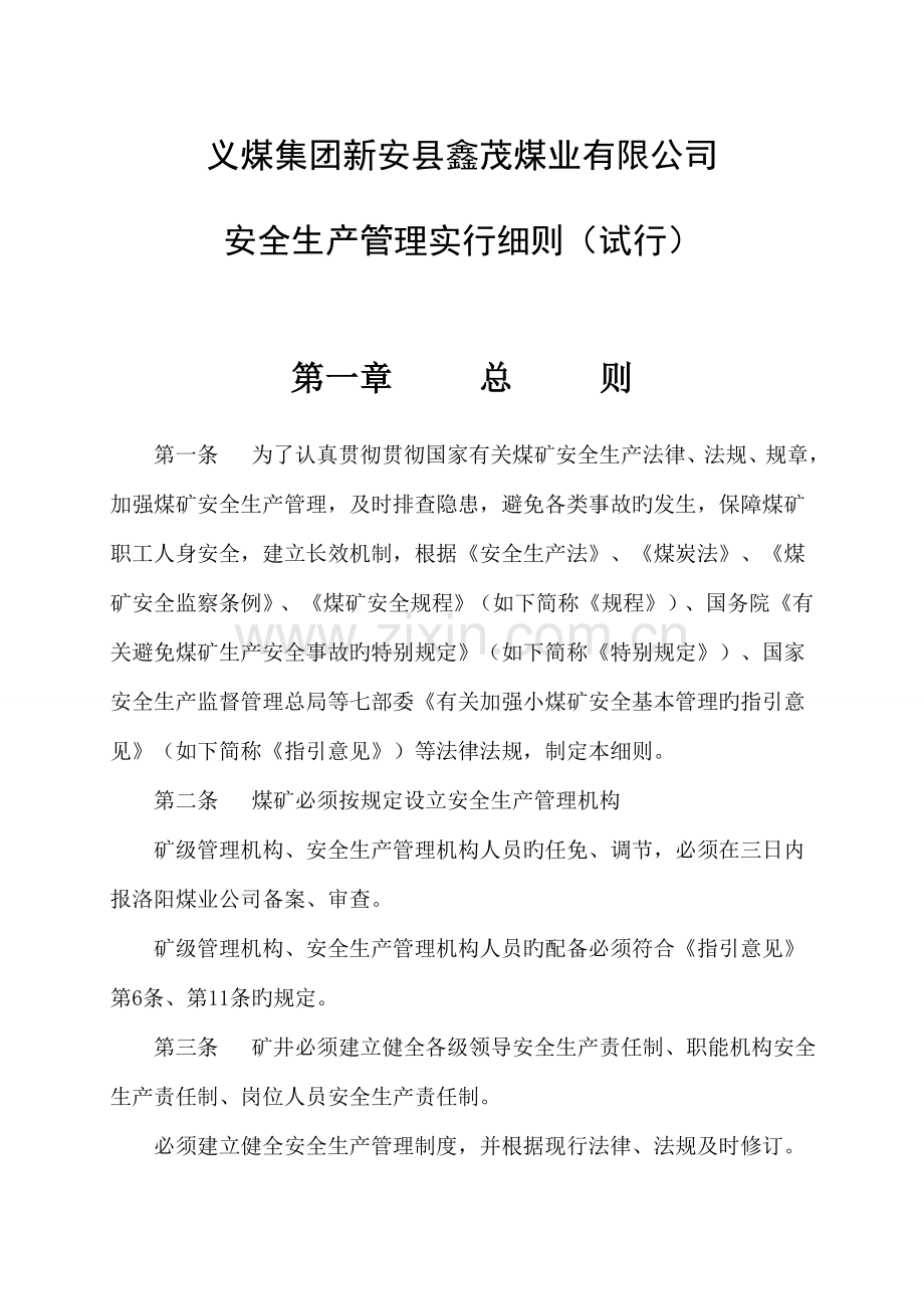 安全生产管理实施标准细则.docx_第3页