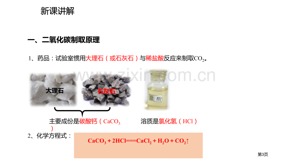 二氧化碳制取的研究14ppt省公开课一等奖新名师比赛一等奖课件.pptx_第3页