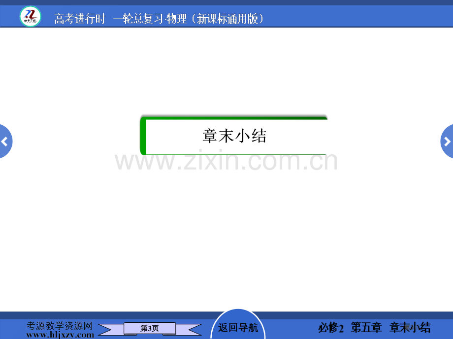 人教版高中物理必修部分章末小结五省公共课一等奖全国赛课获奖课件.pptx_第3页