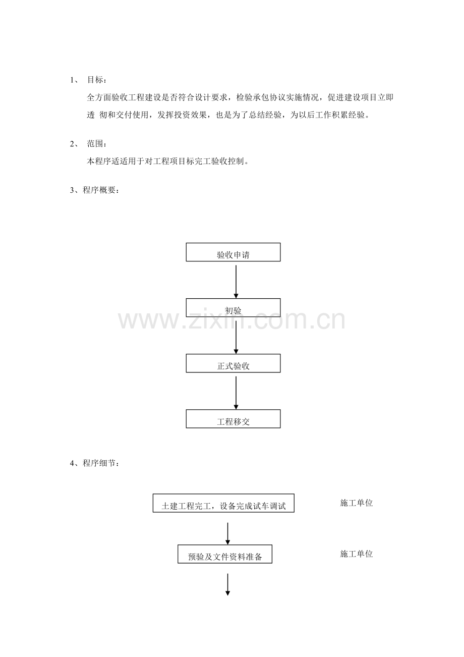 单位综合重点工程竣工全面验收程序.doc_第1页