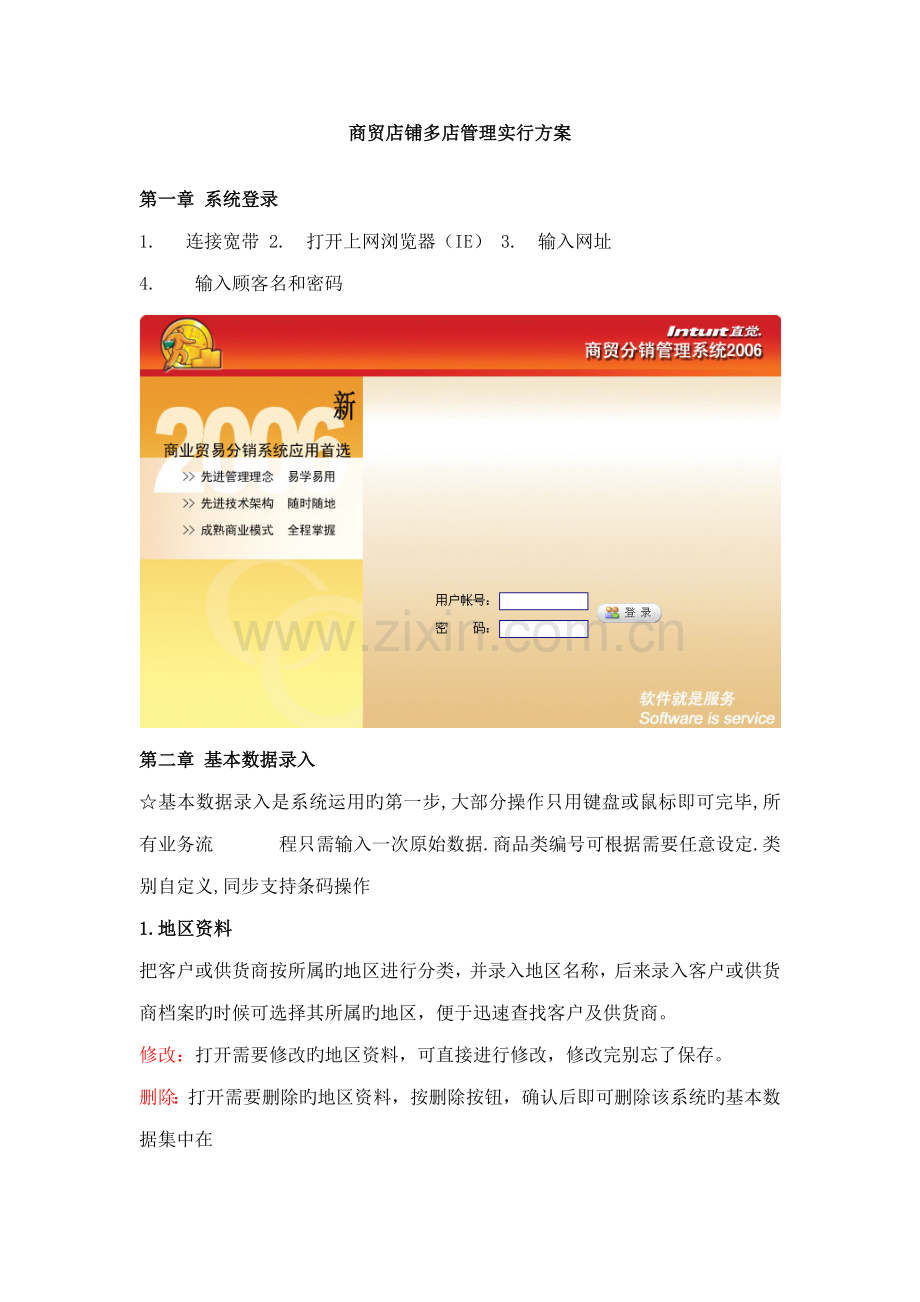 优质企划专题方案商贸店铺多店管理实施专题方案.docx_第1页