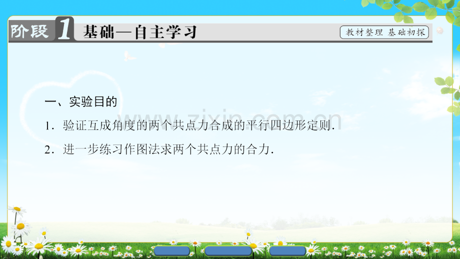 实验验证力的平行四边形定则张市公开课一等奖百校联赛获奖课件.pptx_第2页