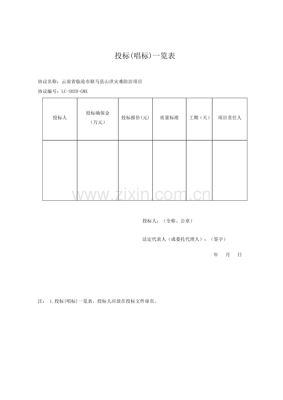 山洪灾害防治项目招标文件模板.doc_第2页