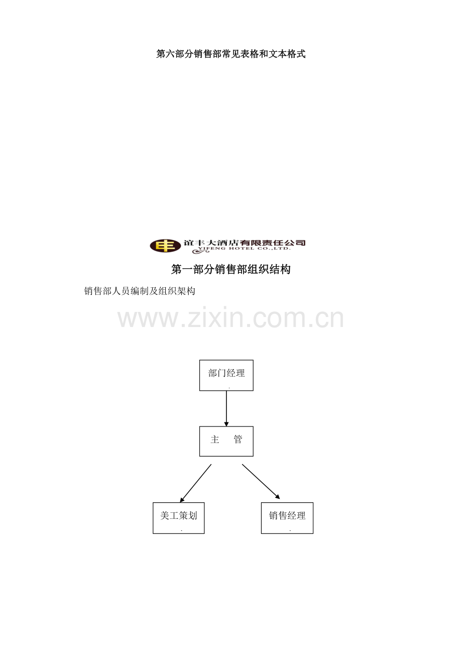 大酒店销售部管理运转手册模板.doc_第3页