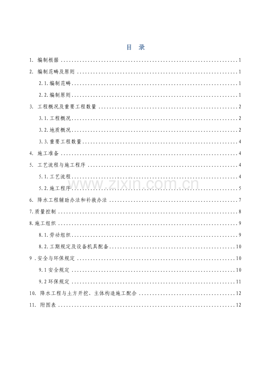 基坑降水综合项目施工专项方案.doc_第1页