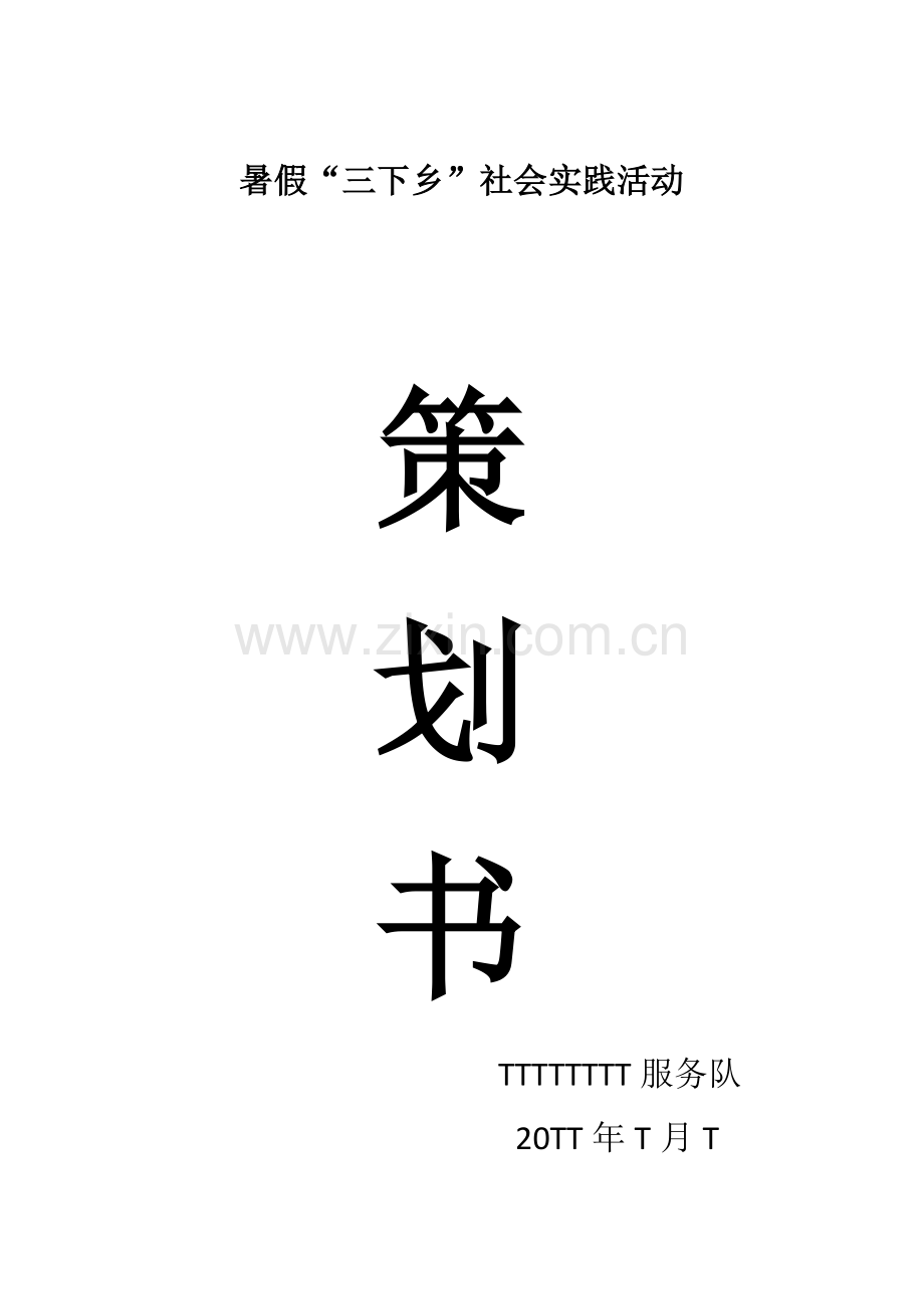 三下乡专业策划书.doc_第1页